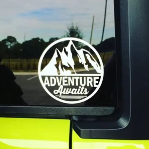 Aventura aguarda: Adesivo de v - Outdoor Adventure Words avaliação e preço