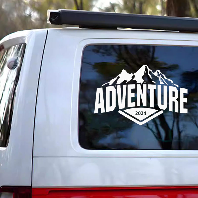 Adesivo de carro para aventura - Outdoor Adventure Words avaliação e preço